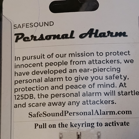 NWT! Safe Sound Personal Alarm - Picture 4 of 6